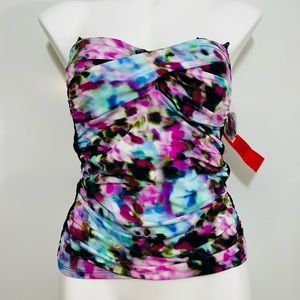 SPANX Multicolor Bikini Top